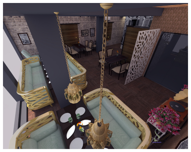 Restaurant Interior Render